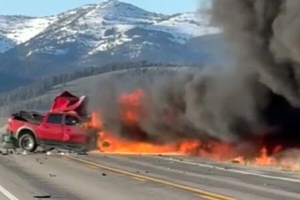 Idaho police say truck crossed line before causing deadly crash near Yellowstone